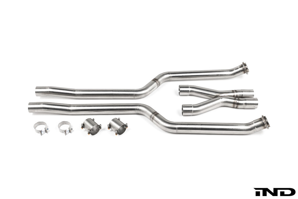 Supersprint G90 / G99 M5 Front Center Exhaust X-Pipe Set - Non-Resonated U.S. Models