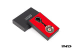 BBS RS key ring featuring a miniature replica wheel design, perfect for car enthusiasts and key organizers.