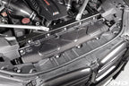 AutoTecknic F95 X5M and F96 X6M dry carbon fiber cooling shroud installed on a G09 XM SUV, showcasing sleek exterior design.