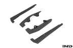 Exterior Megachip G20 3-Series splash guards installed on vehicle wheels, protecting against mud and water splashes.