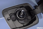 MMX Performance billet fuel cap for vehicle exterior, made of durable metal with a polished finish.