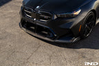 TREVORA G90 G99 M5 carbon fiber front splitter for exterior car enhancement, featuring aerodynamic design and lightweight construction.