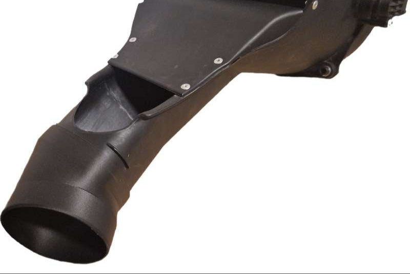 Burkhart Engineering E46 M3 CSL Airbox Snorkel Round Hose Adapter - Angled
