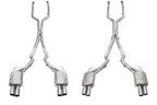 Eisenmann F1X M5/M6 F06 M6 exhaust center pipe set, stainless steel, with polished finish, designed for performance and fitment