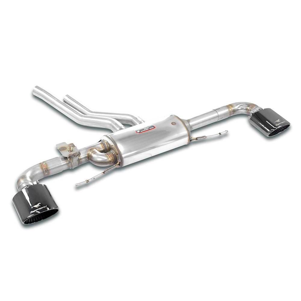 Supersprint AUDI Q7 4M (Facelift 2024 ->) Rear exhaust right - left with valve, endpipes GT Black 170x105