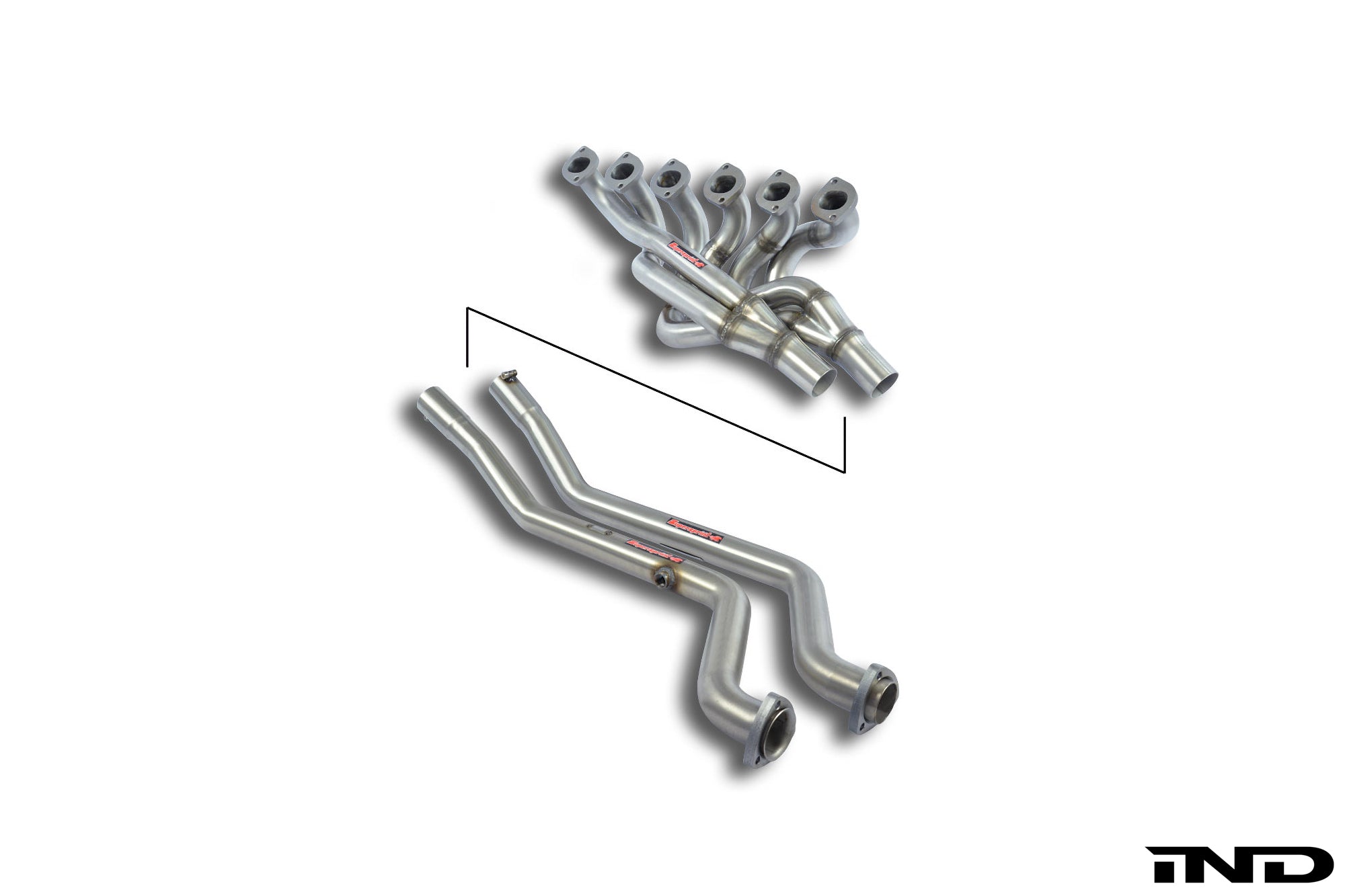 Supersprint E28 535i / E24 635i Stainless Exhaust Manifold + Connecting Pipe Set (LHD)
