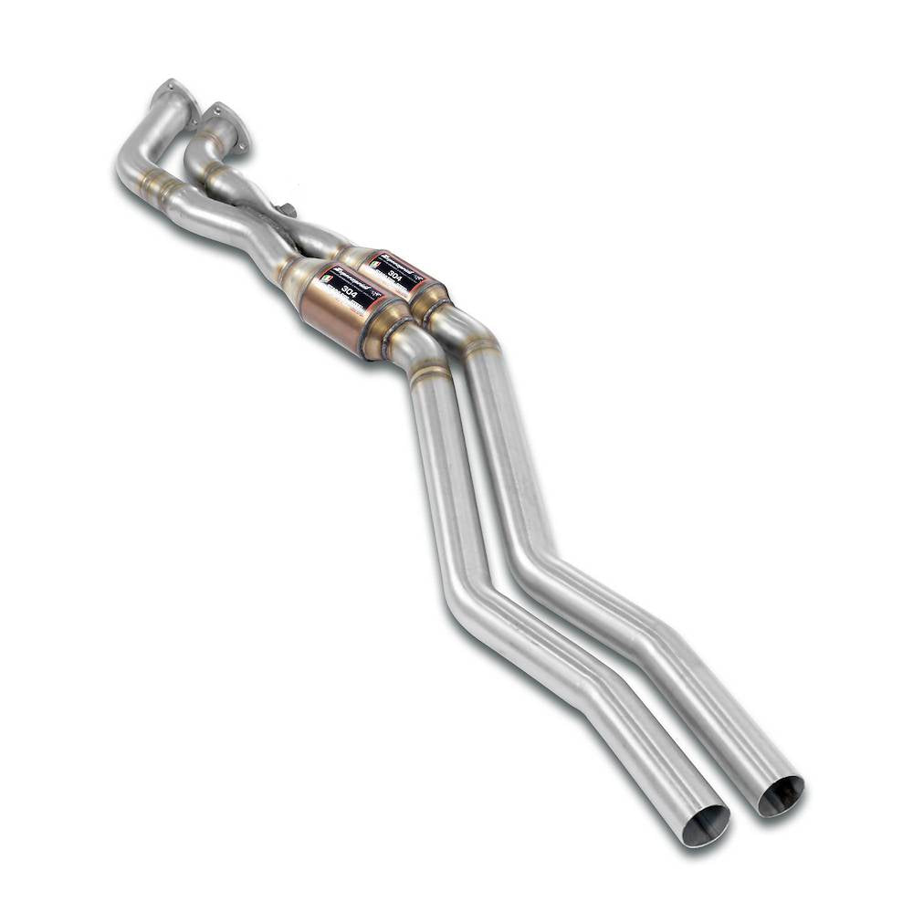 Supersprint ALPINA 3 Series (E30) Front Metallic catalytic converter right - left + X-Pipe