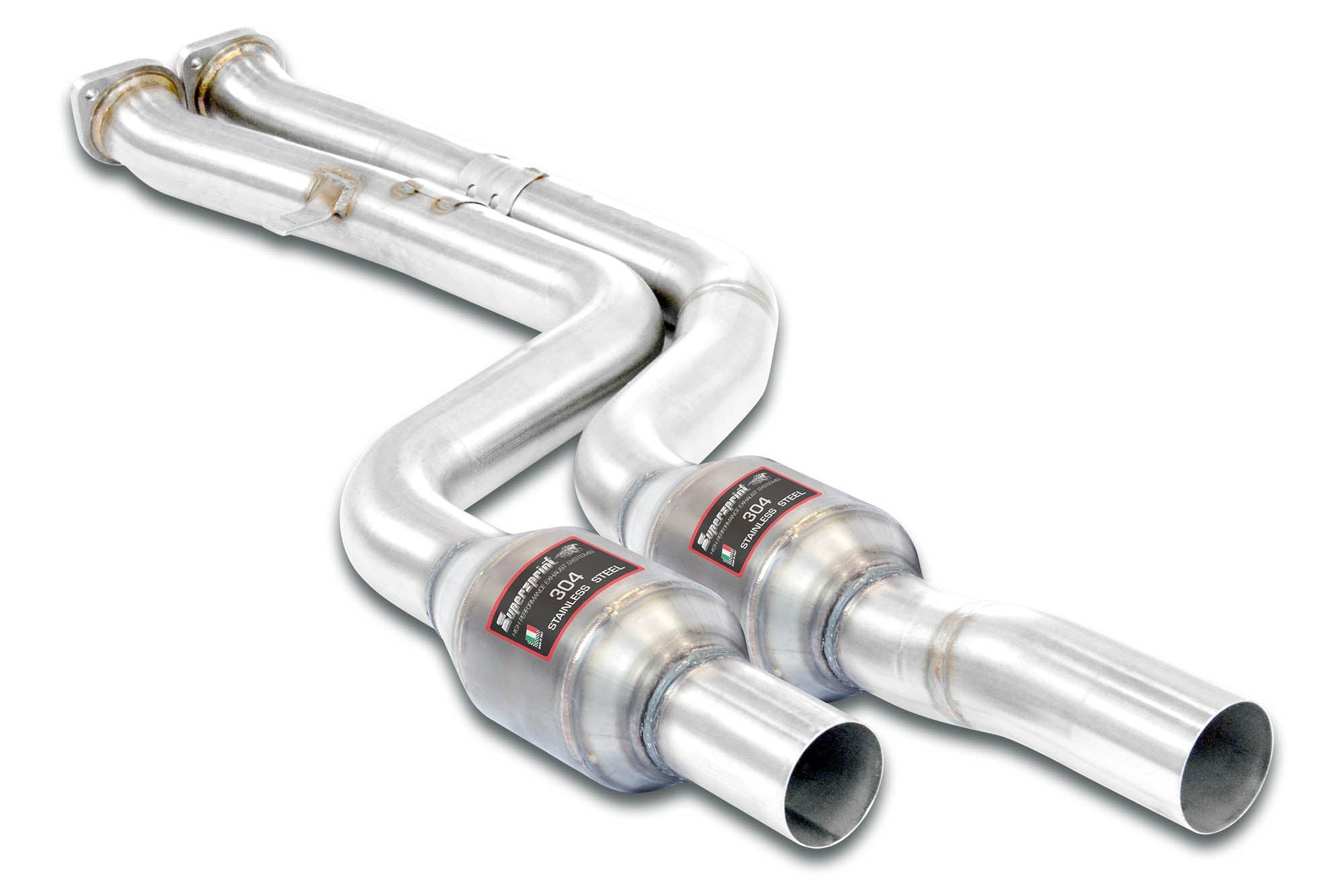 Supersprint BMW F97 X3M / F98 X4M Pre-LCI Dual Front Pipe With Metallic Catalytic