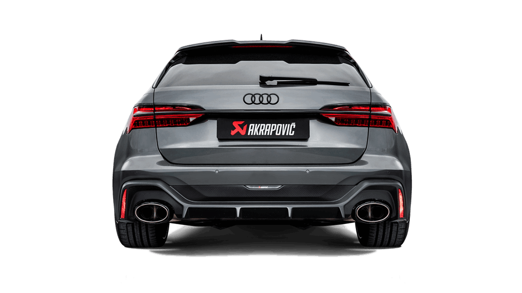 Akrapovic Audi C8 RS6 / RS 7 Stainless Evolution Downpipe / Link Pipe Set -  Catted, Exhaust
