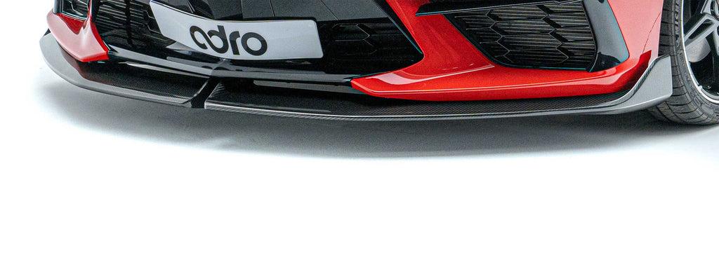 ADRO C8 Corvette Carbon Front Lip