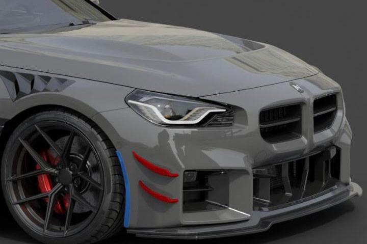 Alpha-N G87 M2 Carbon Bumper Canard Set