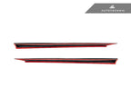 AutoTecknic G90 / G99 M5 Dry Carbon Side Skirt Extension Set - V2
