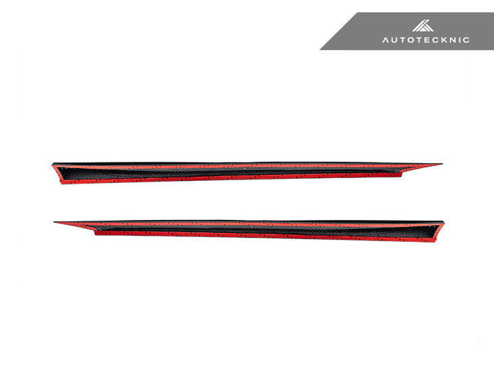 AutoTecknic G90 / G99 M5 Dry Carbon Side Skirt Extension Set - V2