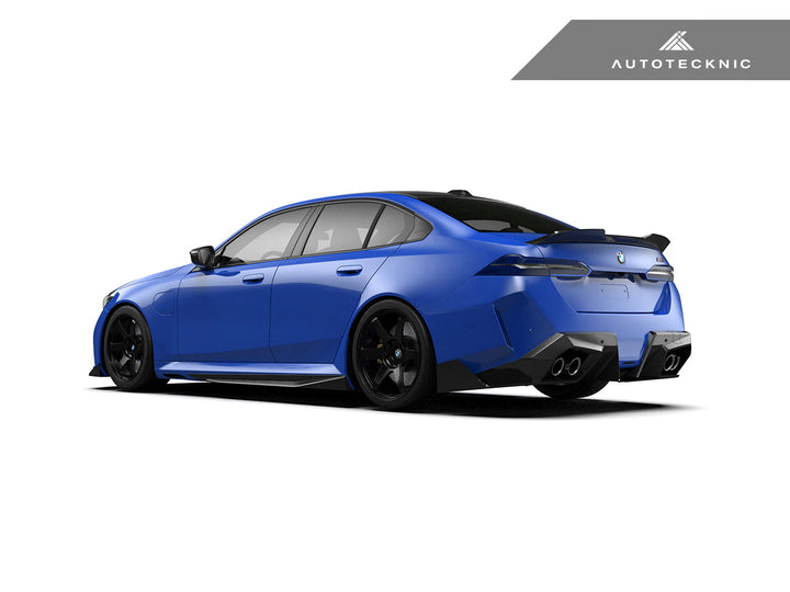 AutoTecknic G90 / G99 M5 Dry Carbon Side Skirt Extension Set - V2