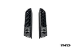 Acexxon BMW G87 M2 full replacement rear reflector insert sets featuring both honeycomb and horizontal designs displayed side by side on a white background