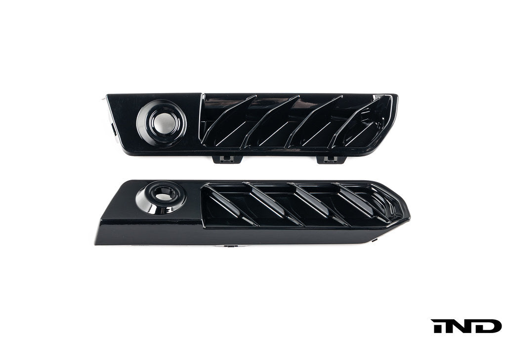 Acexxon full replacement rear reflector insert set for BMW G87 M2 featuring horizontal slat design shown on a white background