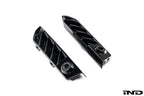 Acexxon full replacement rear reflector insert set for BMW G87 M2 featuring horizontal slat design shown on a white background