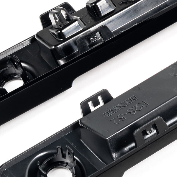 Rear view of the Acexxon G87 M2 Full Replacement Rear Reflector Insert Set showing OEM-style mounting tabs and attachment points for factory-style installation.
