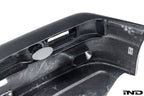 Alpha N E30 M3 DTM '92 carbon front bumper cover for BMW E30 M3, shown in white background with detailed exterior view.