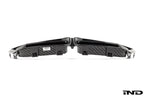 Alpha-N F87 M2 Competition CS Carbon Corse front grille, exterior view, showcasing lightweight carbon fiber design on a white background.