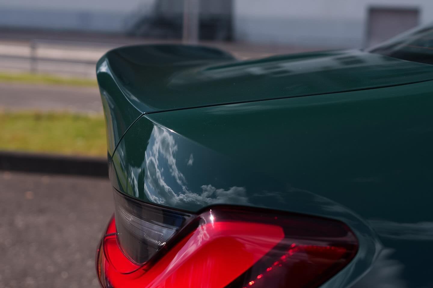 Alpha-N G80 M3 Carbon CSL trunk lid installed on a BMW M3 G80, showcasing lightweight carbon fiber exterior enhancement.
