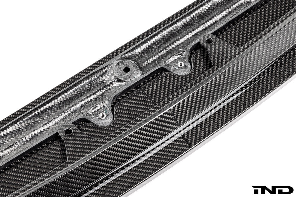 Alpha-N G87 M2 Carbon adjustable front lip, Class 3, exterior car accessory, shown on a white background