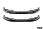 Alpha N G87 M2 Carbon adjustable front lip, Class 3, for exterior car modification, shown on a white background.