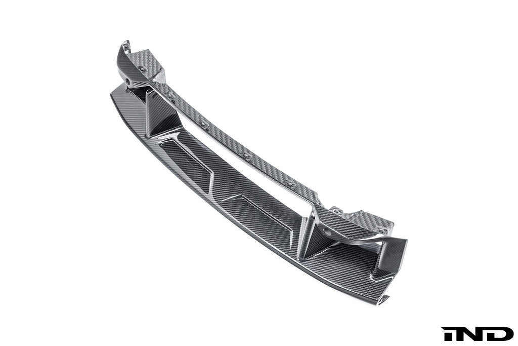 Alpha N G87 M2 carbon front center bumper trim, exterior car accessory, shown on a white background.