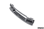 Alpha N G87 M2 carbon front center bumper trim, exterior car accessory, shown on a white background.