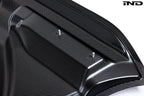 Alpha-N G87 M2 Carbon vented hood for exterior, shown in white background, highlighting lightweight carbon design and venting features.