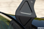 Alpha N G87 M2 GT3 exterior swan neck rear wing installed, showcasing aerodynamic design and high-performance racing style