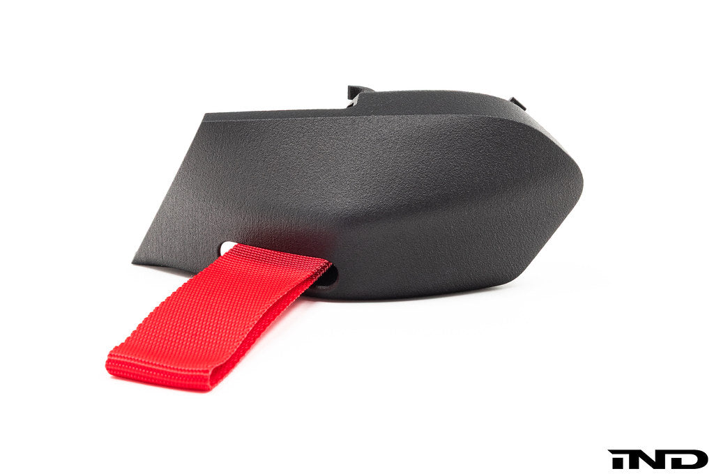 Alpha N G87 M2 Motorsport interior door pull kit with white finish, designed for enhanced grip and sporty style.