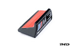 Alpha N G8X M3 M4 Competition front grille emblem retainer on white background, exterior car badge accessory.