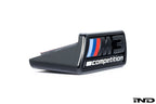 Alpha N G8X M3 M4 Competition front grille emblem retainer on white background, exterior car accessory for BMW models.