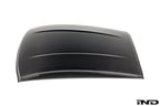 Alpha-N Porsche 996 / 997 Carbon Roof Panel in gloss 2x2 twill carbon fiber on white background