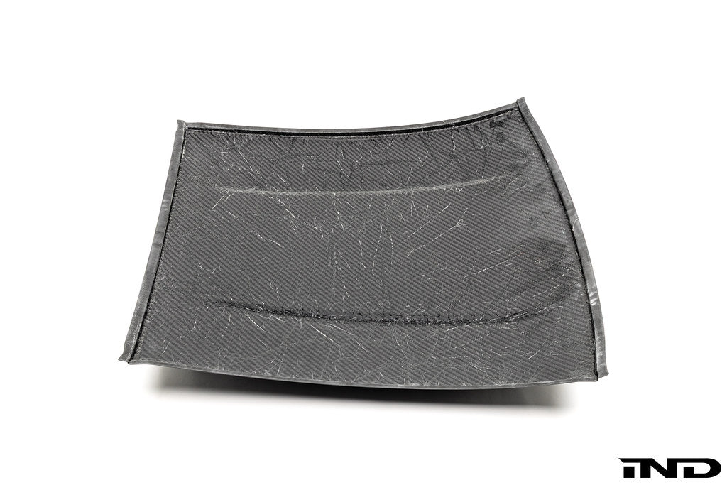 Alpha-N Porsche 996 / 997 Carbon Roof Panel in gloss 2x2 twill carbon fiber on white background
