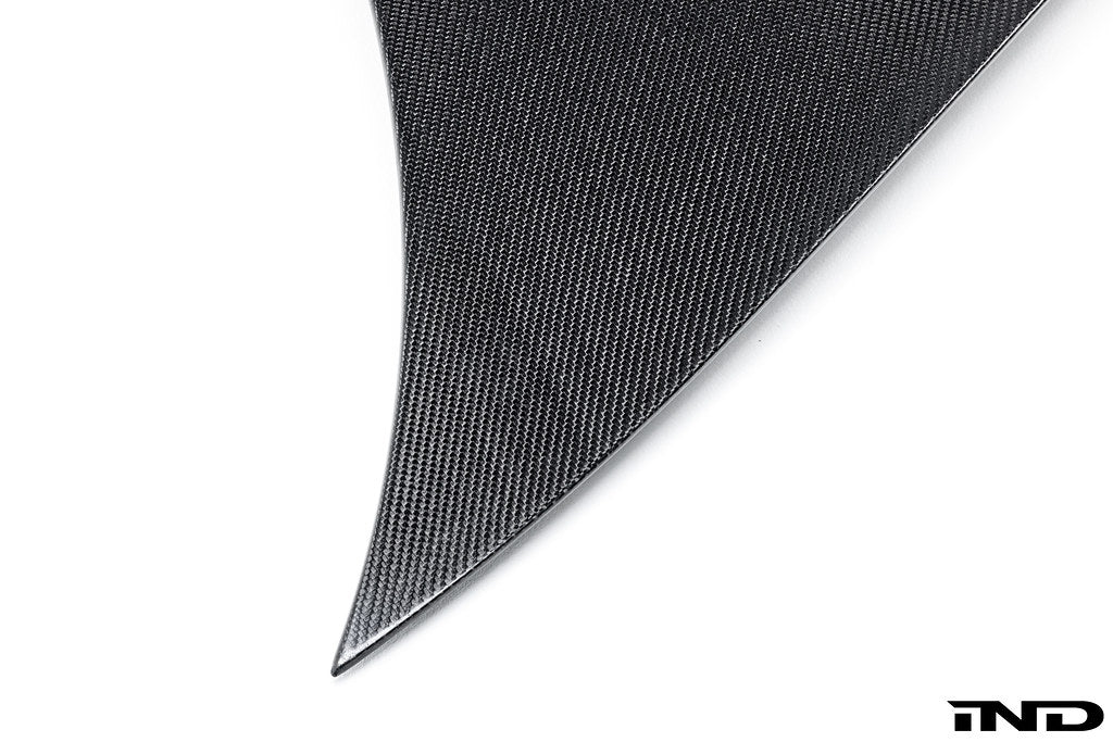 Alpha N carbon hood for Porsche 991, 718, or 981 models, exterior view showing lightweight carbon fiber material.