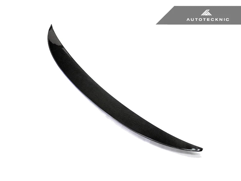 AutoTecknic E92 M3 Carbon Performante trunk spoiler, exterior view showcasing sleek carbon fiber design on the M3 coupe.