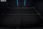 3D MAXpider G80 M3 all-weather cargo mat interior view showing textured rubber surface and raised edges for SUV cargo area.