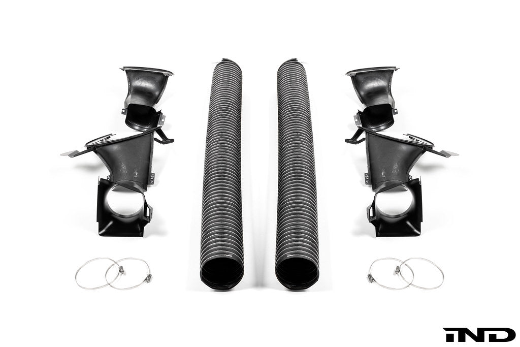 BMW G87 M2 Racing Brake Cooling Ducts by BMW Motorsport on white background