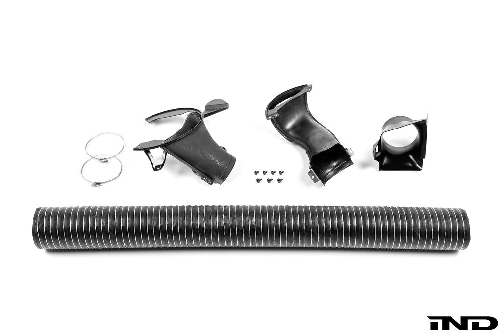 BMW G87 M2 Racing Brake Cooling Ducts by BMW Motorsport on white background