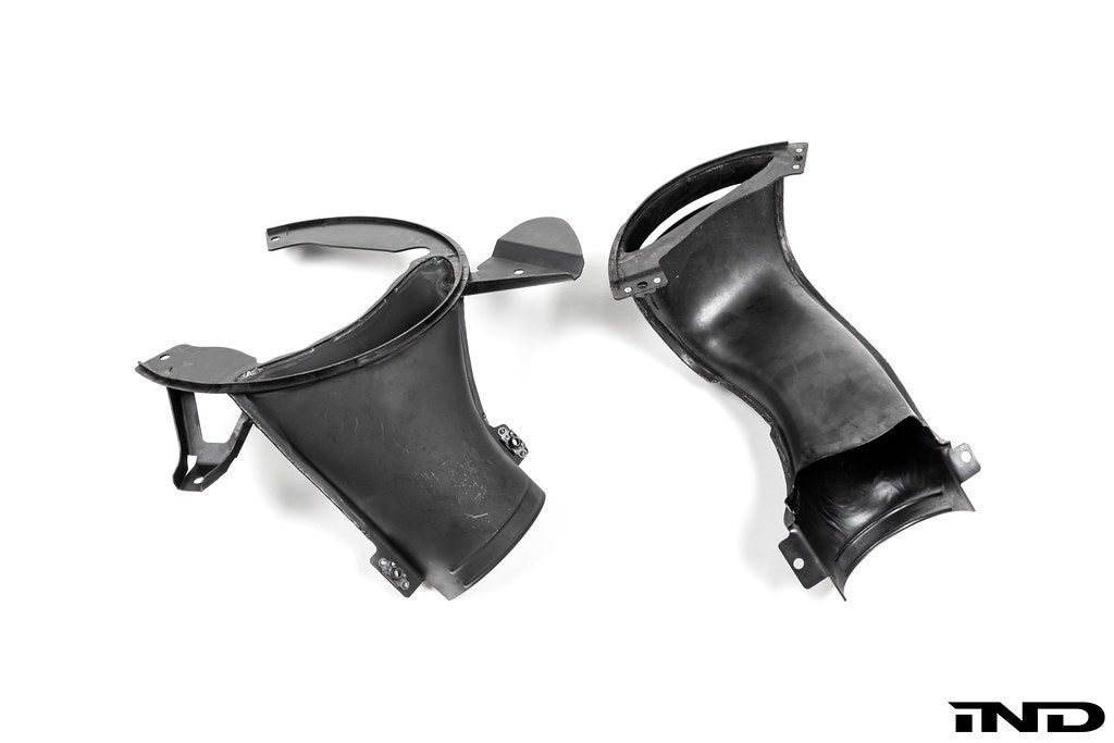 BMW G87 M2 Racing Brake Cooling Ducts by BMW Motorsport on white background