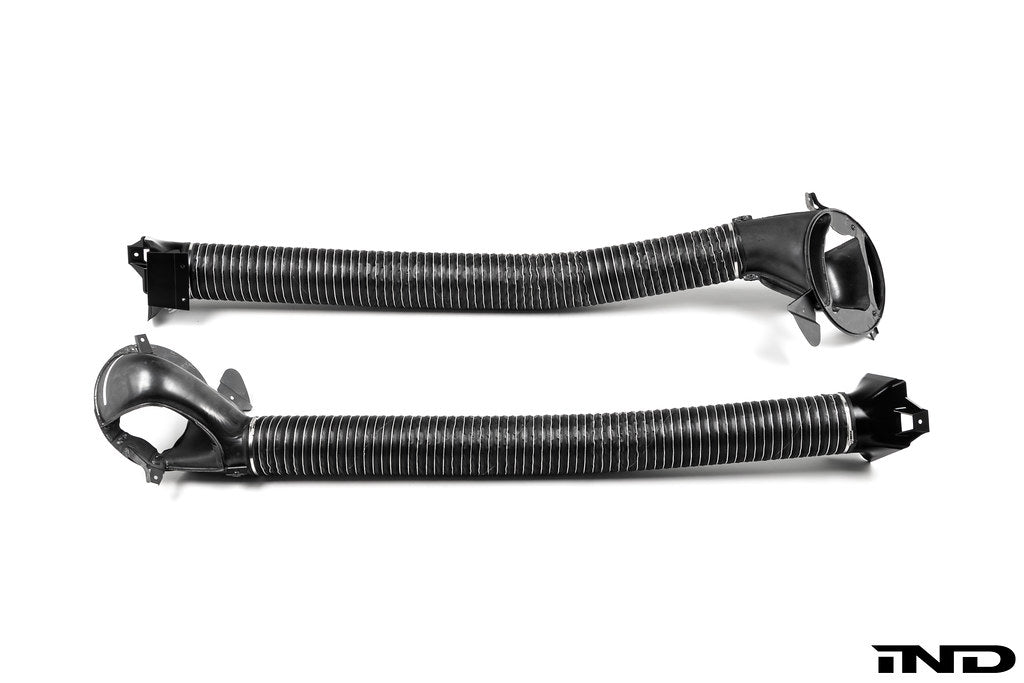 BMW G87 M2 Racing Brake Cooling Ducts by BMW Motorsport on white background