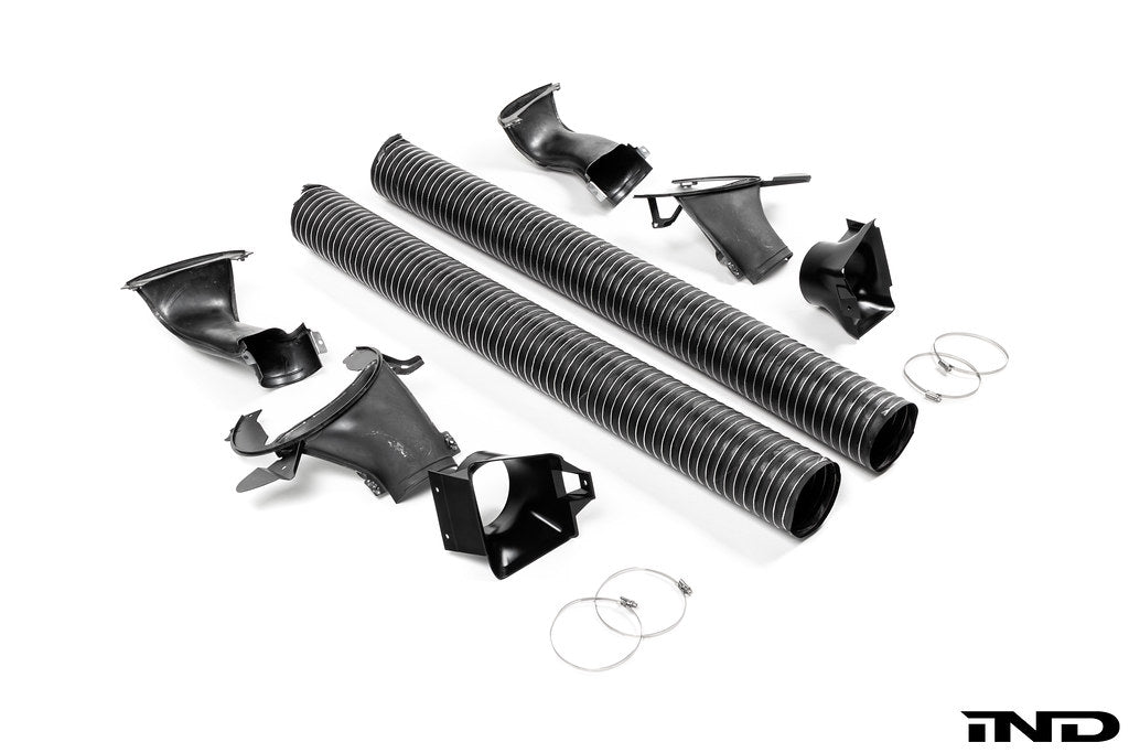 BMW G87 M2 Racing Brake Cooling Ducts by BMW Motorsport on white background