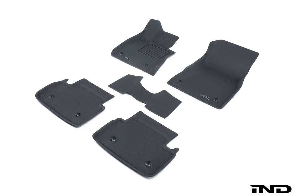 3D MAXpider All-Weather Floor Mat Set for the BMW G90 and G99 M5 shown on a white background.