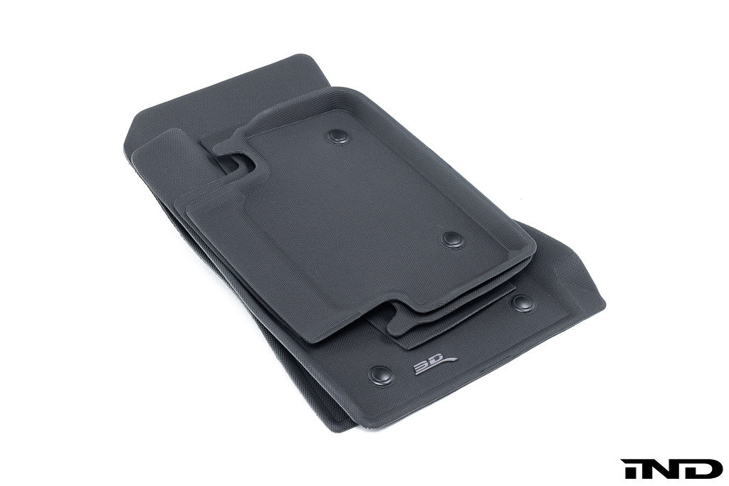3D MAXpider All-Weather Floor Mat Set for the BMW G90 and G99 M5 shown on a white background.