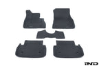 3D MAXpider All-Weather Floor Mat Set for the BMW G90 and G99 M5 shown on a white background.