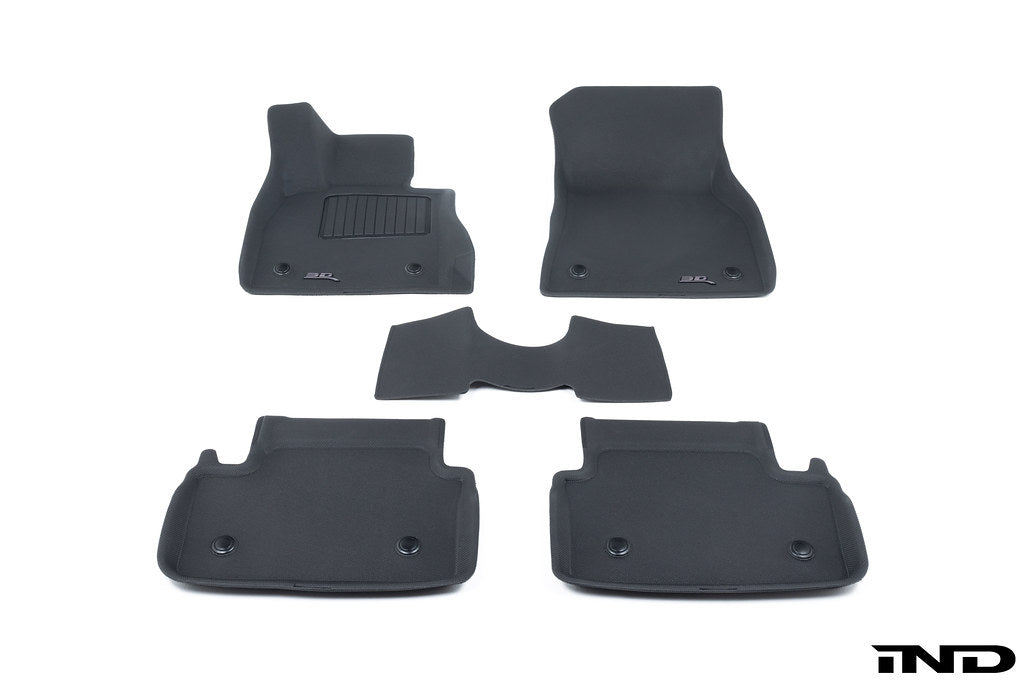 3D MAXpider All-Weather Floor Mat Set for the BMW G90 and G99 M5 shown on a white background.