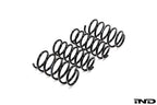 BMW I01 i3 and i3S Evolve lowering springs shown on white background