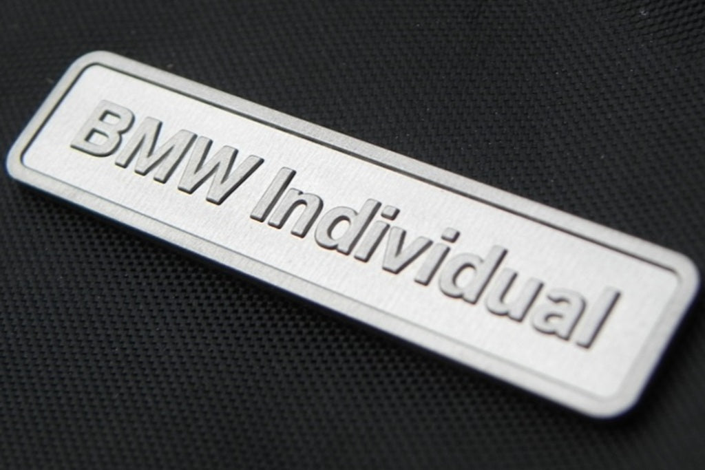 BMW Individual Metallic Adhesive Emblem